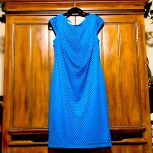 Stunning Kasper turquoise short sleeve dress. Lightly worn.